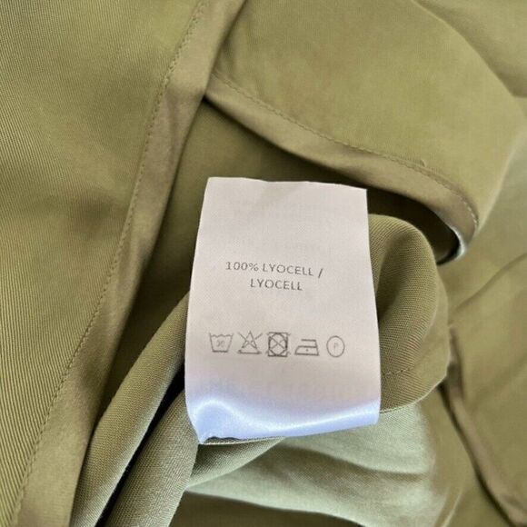 The Classics Paris NWT Womens Celeste Green Minimalist Blazer Trouser Set Sz M - Picture 10 of 11